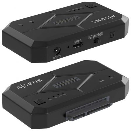 Docking Station para SSD M2 SATA/NVMe Aisens ASDS-M2SATA04B Docking Station para SSD M2 SATA/NVMe Aisens ASDS-M2SATA04B