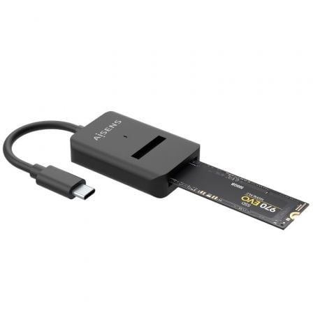 Dock USB Tipo-C para SSD M2 SATA/NVMe Aisens ASUC-M2D011-BK/ Negro Dock USB Tipo-C para SSD M2 SATA/NVMe Aisens ASUC-M2D011-BK/ Negro