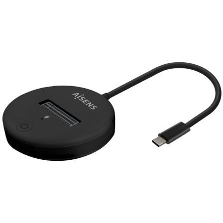 Dock USB Tipo-C para SSD M2 SATA/NVMe Aisens ASUC-M2D013-BK/ Negro Dock USB Tipo-C para SSD M2 SATA/NVMe Aisens ASUC-M2D013-BK/ Negro