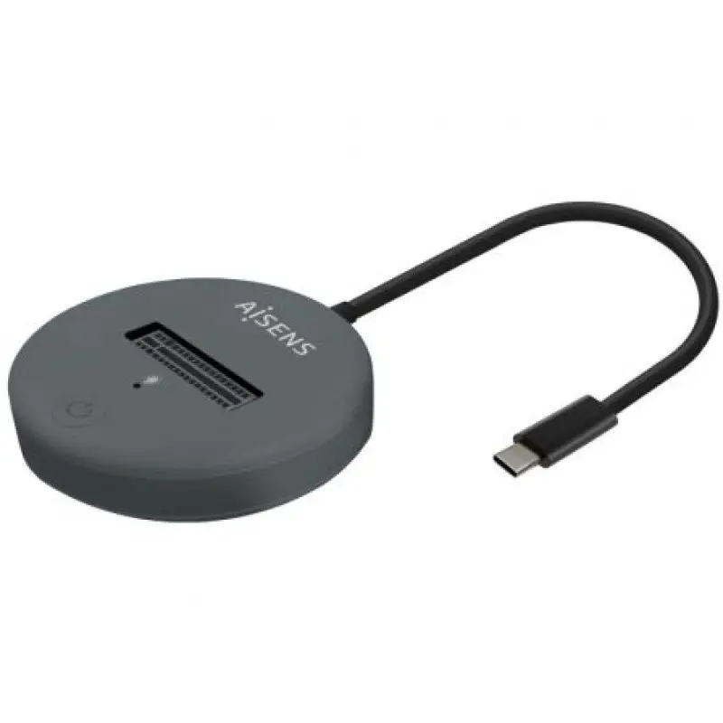 Dock USB Tipo-C para SSD M2 SATA/NVMe Aisens ASUC-M2D014-GR/ Gris Dock USB Tipo-C para SSD M2 SATA/NVMe Aisens ASUC-M2D014-GR/ Gris
