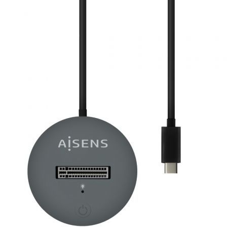 Dock USB Tipo-C para SSD M2 SATA/NVMe Aisens ASUC-M2D014-GR/ Gris Dock USB Tipo-C para SSD M2 SATA/NVMe Aisens ASUC-M2D014-GR/ Gris
