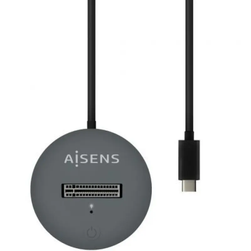 Dock USB Tipo-C para SSD M2 SATA/NVMe Aisens ASUC-M2D014-GR/ Gris Dock USB Tipo-C para SSD M2 SATA/NVMe Aisens ASUC-M2D014-GR/ Gris