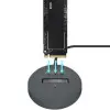 Dock USB Tipo-C para SSD M2 SATA/NVMe Aisens ASUC-M2D014-GR/ Gris Dock USB Tipo-C para SSD M2 SATA/NVMe Aisens ASUC-M2D014-GR/ Gris