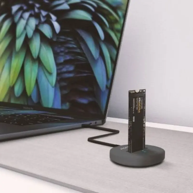 Dock USB Tipo-C para SSD M2 SATA/NVMe Aisens ASUC-M2D014-GR/ Gris Dock USB Tipo-C para SSD M2 SATA/NVMe Aisens ASUC-M2D014-GR/ Gris