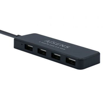 Hub USB 2.0 Aisens A104-0402/ 4xUSB Hub USB 2.0 Aisens A104-0402/ 4xUSB