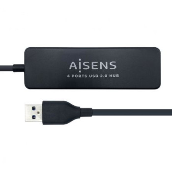 Hub USB 2.0 Aisens A104-0402/ 4xUSB Hub USB 2.0 Aisens A104-0402/ 4xUSB