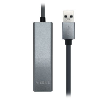 Hub USB 3.0 Aisens A106-0401/ 3xUSB/ 1xRJ45/ Gris Hub USB 3.0 Aisens A106-0401/ 3xUSB/ 1xRJ45/ Gris