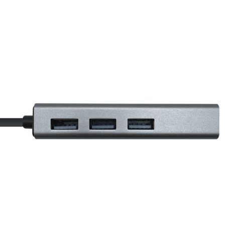 Hub USB 3.0 Aisens A106-0401/ 3xUSB/ 1xRJ45/ Gris Hub USB 3.0 Aisens A106-0401/ 3xUSB/ 1xRJ45/ Gris