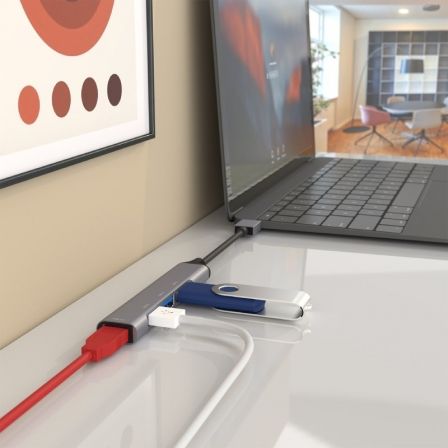 Hub USB 3.0 Aisens A106-0540/ 4xUSB Hub USB 3.0 Aisens A106-0540/ 4xUSB