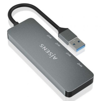 Hub USB 3.2 Aisens A106-0696/ 2xUSB/ 2xUSB Tipo-C/ Gris Hub USB 3.2 Aisens A106-0696/ 2xUSB/ 2xUSB Tipo-C/ Gris