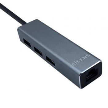 Hub USB Tipo-C Aisens A109-0396/ 3xUSB/ 1xRJ45/ Gris Hub USB Tipo-C Aisens A109-0396/ 3xUSB/ 1xRJ45/ Gris