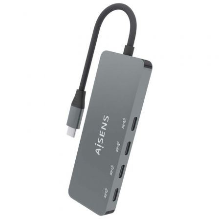 Hub USB Tipo-C Aisens A109-0695/ 4xUSB Tipo-C/ Gris Hub USB Tipo-C Aisens A109-0695/ 4xUSB Tipo-C/ Gris