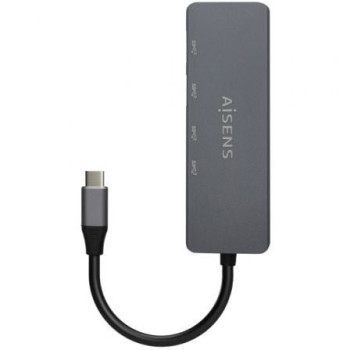 Hub USB Tipo-C Aisens A109-0744/ 2xUSB/ 2xUSB Tipo-C/ Gris Hub USB Tipo-C Aisens A109-0744/ 2xUSB/ 2xUSB Tipo-C/ Gris