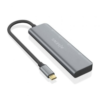 Hub USB Tipo-C Aisens A109-0763/ 2xUSB/ 2xUSB Tipo-C/ Gris Hub USB Tipo-C Aisens A109-0763/ 2xUSB/ 2xUSB Tipo-C/ Gris