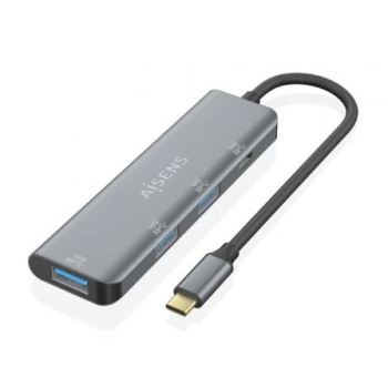 Hub USB Tipo-C Aisens A109-0764/ 3xUSB/ 1xUSB Tipo-C/ Gris Hub USB Tipo-C Aisens A109-0764/ 3xUSB/ 1xUSB Tipo-C/ Gris