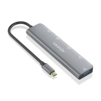 Hub USB Tipo-C Aisens A109-0857/ 3xUSB/ 1xUSB Tipo-C/ 1xUSB Tipo-C PD/ Gris Hub USB Tipo-C Aisens A109-0857/ 3xUSB/ 1xUSB Tipo-C/ 1xUSB Tipo-C PD/ Gris
