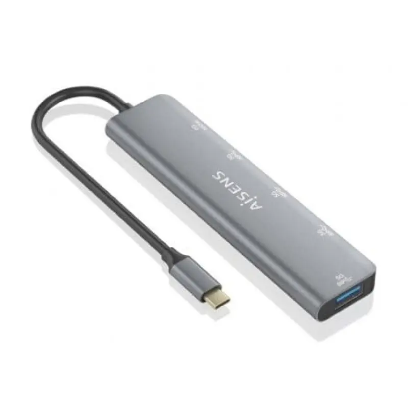 Hub USB Tipo-C Aisens A109-0857/ 3xUSB/ 1xUSB Tipo-C/ 1xUSB Tipo-C PD/ Gris Hub USB Tipo-C Aisens A109-0857/ 3xUSB/ 1xUSB Tipo-C/ 1xUSB Tipo-C PD/ Gris