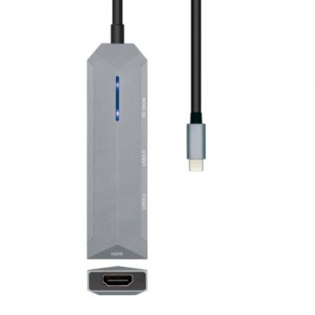 Docking USB Tipo-C Aisens ASUC-4P002-GR/ 1xHDMI/ 2xUSB/ 1xUSB Tipo-C PD/ Gris Docking USB Tipo-C Aisens ASUC-4P002-GR/ 1xHDMI/ 2xUSB/ 1xUSB Tipo-C PD/ Gris