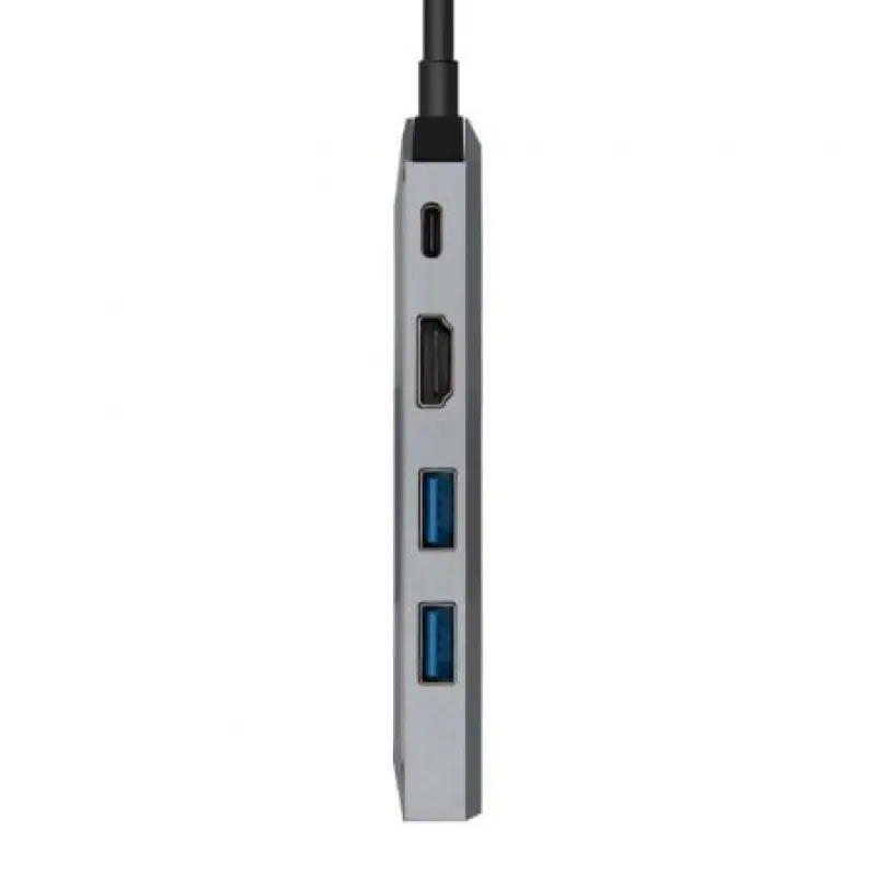 Docking USB Tipo-C Aisens ASUC-5P003-GR/ 1xHDMI/ 2xUSB/ 1xRJ45/ 1xUSB Tipo-C PD/ Gris Docking USB Tipo-C Aisens ASUC-5P003-GR/ 1xHDMI/ 2xUSB/ 1xRJ45/ 1xUSB Tipo-C PD/ Gris