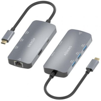 Docking USB Tipo-C Aisens ASUC-6P019-GR/ 1xHDMI/ 3xUSB/ 1xRJ45/ 1xUSB Tipo-C PD/ Gris Docking USB Tipo-C Aisens ASUC-6P019-GR/ 1xHDMI/ 3xUSB/ 1xRJ45/ 1xUSB Tipo-C PD/ Gris