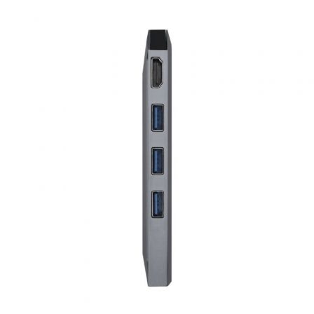Docking USB Tipo-C Aisens ASUC-8P004-GR/ 1xHDMI/ 3xUSB/ 1xRJ45/ 1xLector Tarjetas / 1xUSB Tipo-C PD/ Gris Docking USB Tipo-C Aisens ASUC-8P004-GR/ 1xHDMI/ 3xUSB/ 1xRJ45/ 1xLector Tarjetas / 1xUSB Tipo-C PD/ Gris
