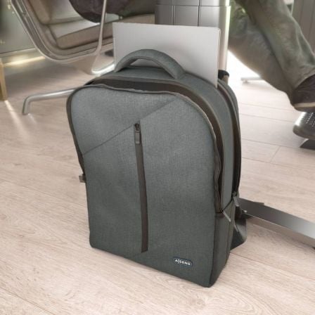 Mochila Aisens Premium ASBG-BP084-GR para Portátiles hasta 15.6'/ Gris Mochila Aisens Premium ASBG-BP084-GR para Portátiles hasta 15.6'/ Gris