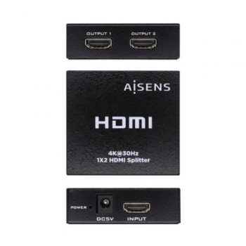 Duplicador HDMI Aisens A123-0506/ 2x HDMI Hembra/ HDMI Macho - USB Hembra Duplicador HDMI Aisens A123-0506/ 2x HDMI Hembra/ HDMI Macho - USB Hembra