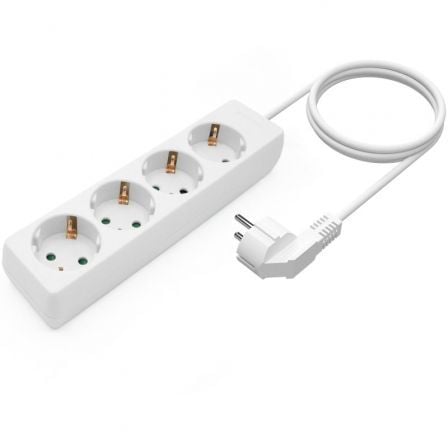 Regleta Aisens A154-0533/ 4 Tomas de Corriente/ Cable 1.4m/ Blanco Regleta Aisens A154-0533/ 4 Tomas de Corriente/ Cable 1.4m/ Blanco