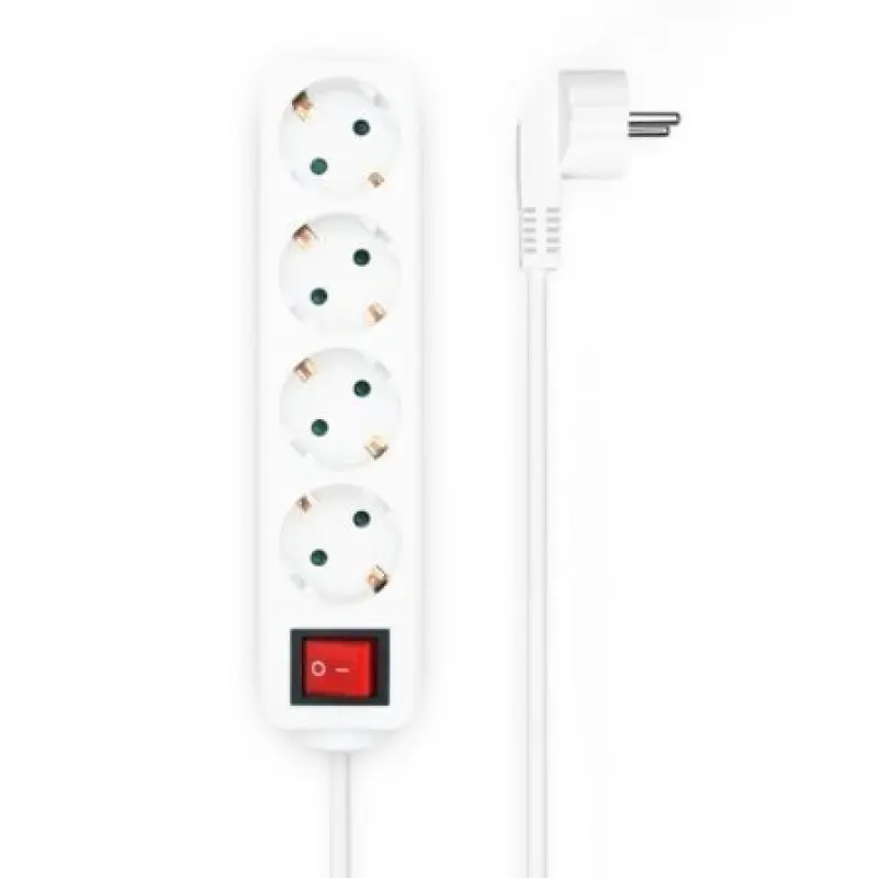 Regleta con Interruptor Aisens A154-0649/ 4 Tomas de Corriente/ Cable 1.4m/ Blanco Regleta con Interruptor Aisens A154-0649/ 4 Tomas de Corriente/ Cable 1.4m/ Blanco