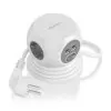 Regleta con Interruptor Aisens ASPS-2A2C04-W/ 3 Tomas de Corriente/ 2 USB Tipo-C/ 2 USB/ Cable 1.4m/ Blanco Regleta con Interruptor Aisens ASPS-2A2C04-W/ 3 Tomas de Corriente/ 2 USB Tipo-C/ 2 USB/ Cable 1.4m/ Blanco