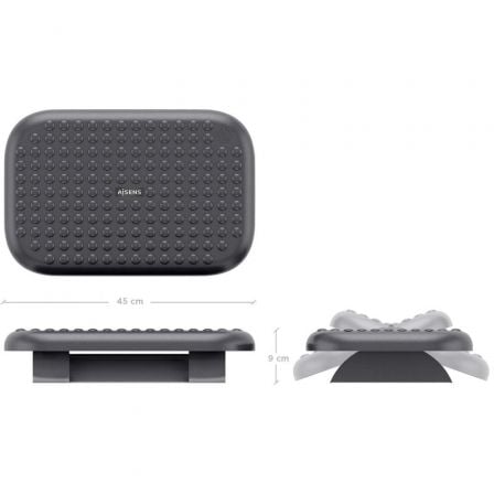 Reposapiés Inclinable Aisens FRT01-265/ 45 x 9cm Reposapiés Inclinable Aisens FRT01-265/ 45 x 9cm