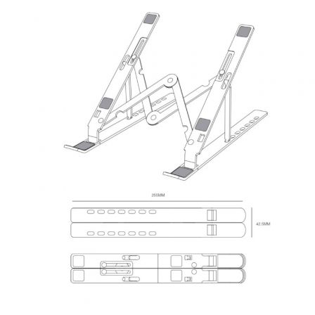 Soporte para Portátil/Tablet Aisens LPS3M-177 hasta 15' Soporte para Portátil/Tablet Aisens LPS3M-177 hasta 15'
