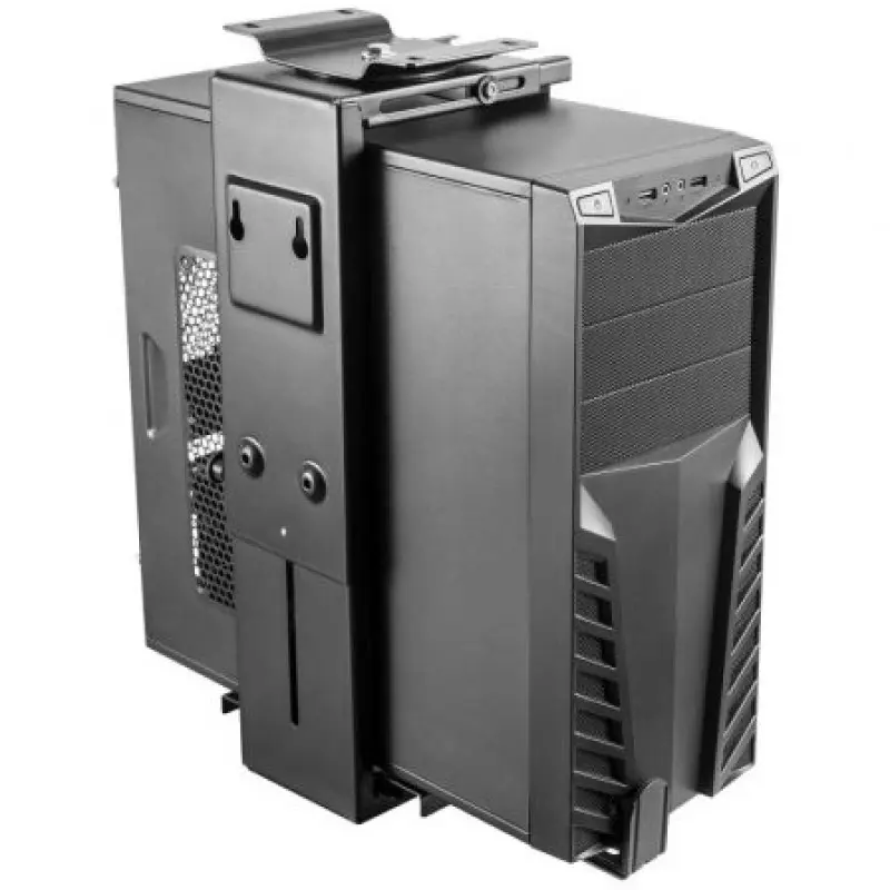 Soporte Bajo Mesa/de Pared Aisens MPC04-203 para PC/ Antirrobo/ hasta 10kg Soporte Bajo Mesa/de Pared Aisens MPC04-203 para PC/ Antirrobo/ hasta 10kg