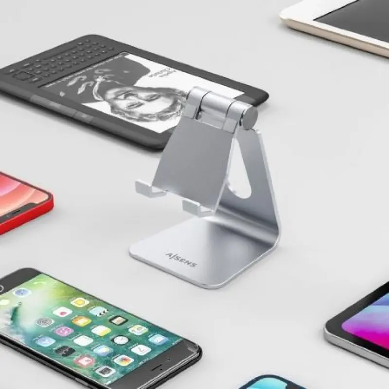 Soporte para Smartphone/Tablet Aisens MS1PM-081/ Plata Soporte para Smartphone/Tablet Aisens MS1PM-081/ Plata