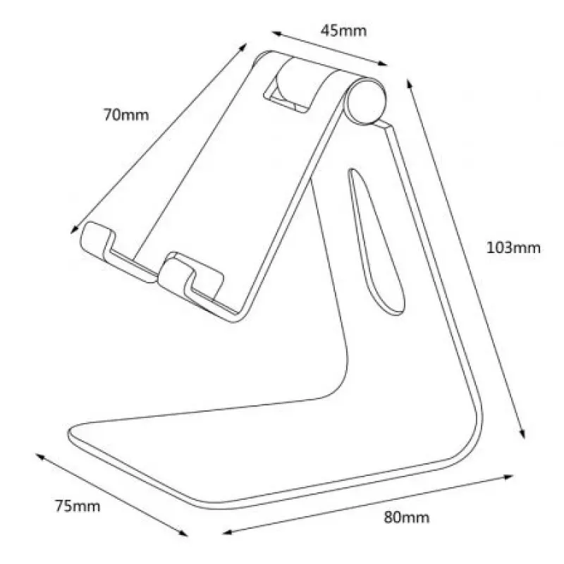 Soporte para Smartphone/Tablet Aisens MS1PM-081/ Plata Soporte para Smartphone/Tablet Aisens MS1PM-081/ Plata