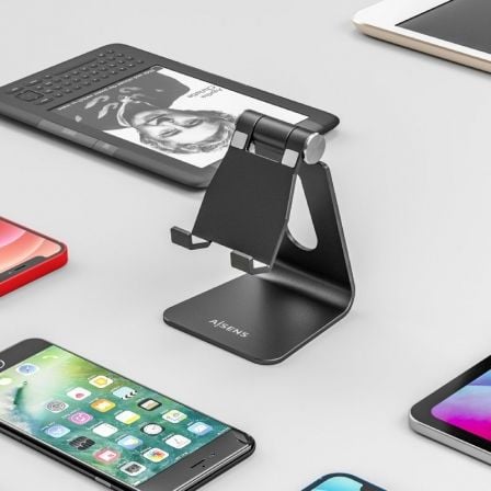 Soporte para Smartphone/Tablet Aisens MS1PM-084/ Negro Soporte para Smartphone/Tablet Aisens MS1PM-084/ Negro