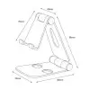 Soporte para Smartphone/Tablet Aisens MS2PM-090/ Negro