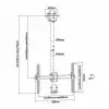 Soporte de Techo Giratorio/ Inclinable/ Extensible/ Nivelable Aisens CT70TSLE-033 para TV de 37-70'/ hasta 50kg Soporte de Techo Giratorio/ Inclinable/ Extensible/ Nivelable Aisens CT70TSLE-033 para TV de 37-70'/ hasta 50kg