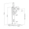 Soporte para Monitor Aisens DT32TSR-063/ hasta 7kg Soporte para Monitor Aisens DT32TSR-063/ hasta 7kg