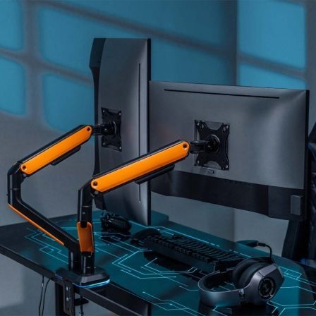 Soporte Gaming para 2 Monitores y TV Aisens DT32TSR-251/ hasta 9kg Soporte Gaming para 2 Monitores y TV Aisens DT32TSR-251/ hasta 9kg