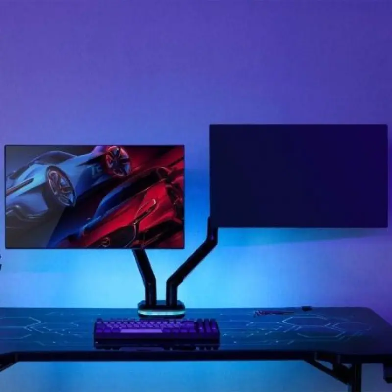Soporte Gaming para 2 Monitores Aisens DT32TSR-297/ hasta 9kg Soporte Gaming para 2 Monitores Aisens DT32TSR-297/ hasta 9kg