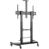 Soporte de Suelo Inclinable con Ruedas y Manivela Aisens FT100TE-123 para TV 60-100'/ hasta 100kg Soporte de Suelo Inclinable con Ruedas y Manivela Aisens FT100TE-123 para TV 60-100'/ hasta 100kg