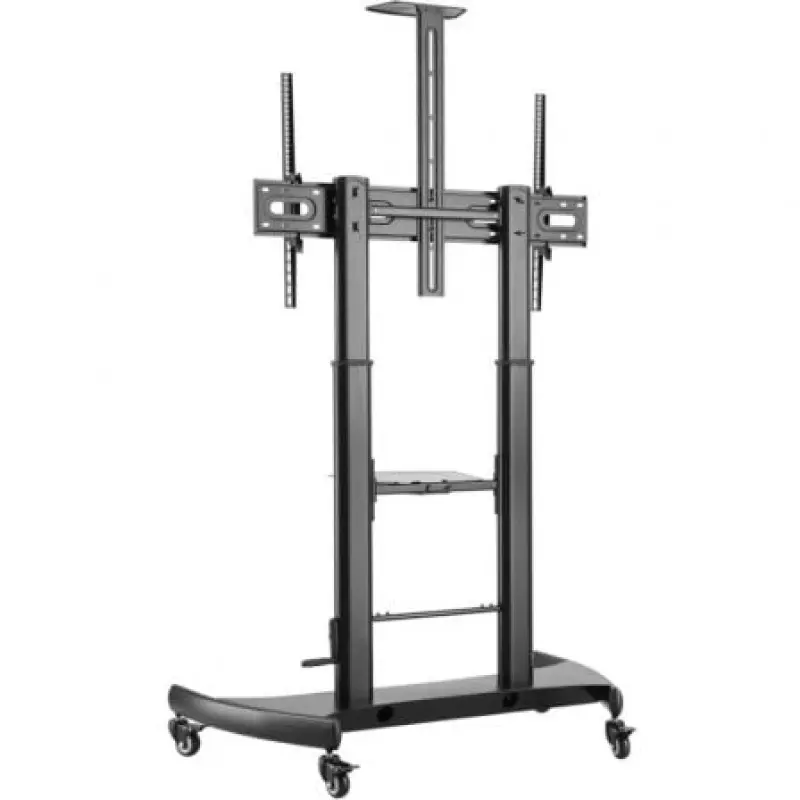 Soporte de Suelo Inclinable con Ruedas y Manivela Aisens FT100TE-123 para TV 60-100'/ hasta 100kg Soporte de Suelo Inclinable con Ruedas y Manivela Aisens FT100TE-123 para TV 60-100'/ hasta 100kg