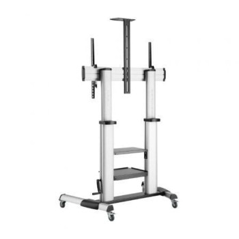 Soporte de Suelo Inclinable con Ruedas y Manivela Aisens FT100TE-125 para TV 60-100'/ hasta 100kg Soporte de Suelo Inclinable con Ruedas y Manivela Aisens FT100TE-125 para TV 60-100'/ hasta 100kg