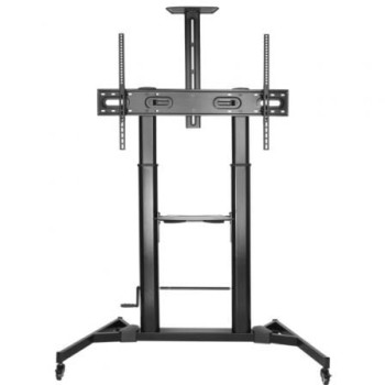 Soporte de Suelo Inclinable con Ruedas y Manivela Aisens FT100TE-171 para TV 60-100'/ hasta 100kg Soporte de Suelo Inclinable con Ruedas y Manivela Aisens FT100TE-171 para TV 60-100'/ hasta 100kg