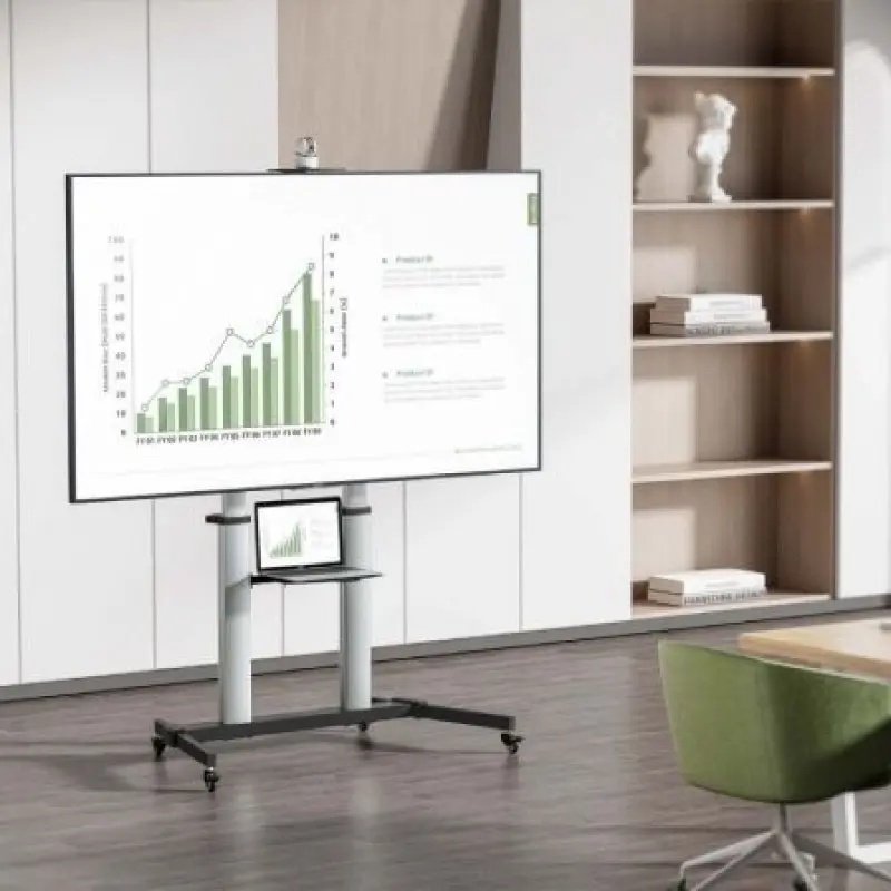 Soporte de Suelo con Ruedas Aisens FT100TE-259 para TV de 60-100'/ hasta 100kg Soporte de Suelo con Ruedas Aisens FT100TE-259 para TV de 60-100'/ hasta 100kg