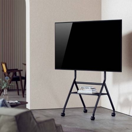 Soporte de Suelo con Ruedas Aisens FT86FE-329 para TV de 37-86'/ hasta 80kg Soporte de Suelo con Ruedas Aisens FT86FE-329 para TV de 37-86'/ hasta 80kg
