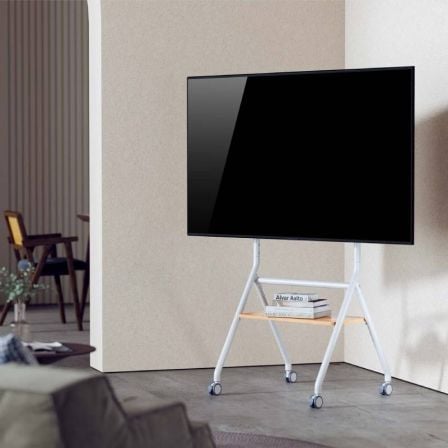 Soporte de Suelo con Ruedas Aisens FT86FE-331 para TV de 37-86'/ hasta 50kg Soporte de Suelo con Ruedas Aisens FT86FE-331 para TV de 37-86'/ hasta 50kg