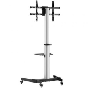 Soporte de Suelo Inclinable con Ruedas Aisens FT86TRE-197 para TV 37-86'/ hasta 50kg Soporte de Suelo Inclinable con Ruedas Aisens FT86TRE-197 para TV 37-86'/ hasta 50kg