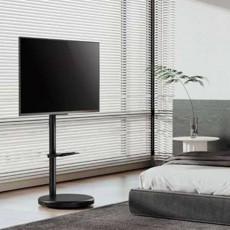 Soporte de Suelo con Ruedas Aisens FT86TRE-303 para TV de 37-86'/ hasta 50kg Soporte de Suelo con Ruedas Aisens FT86TRE-303 para TV de 37-86'/ hasta 50kg